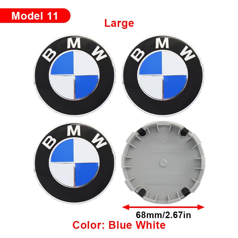 For BMW M 4Pcs 56mm 68mm Car Hub Cap Wheel Center Cap Emblem Badge Accessories For BMW G08 F15 F16 G20 E34 F94 F95 G30 G11 E46 F30 F40 F10 JG8