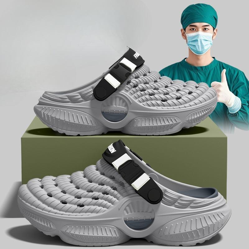 Обувь для операционной, Crocs, Нескользящая и дезодорирующая верхняя одежда для медсестер, Пляжные шлепанцы