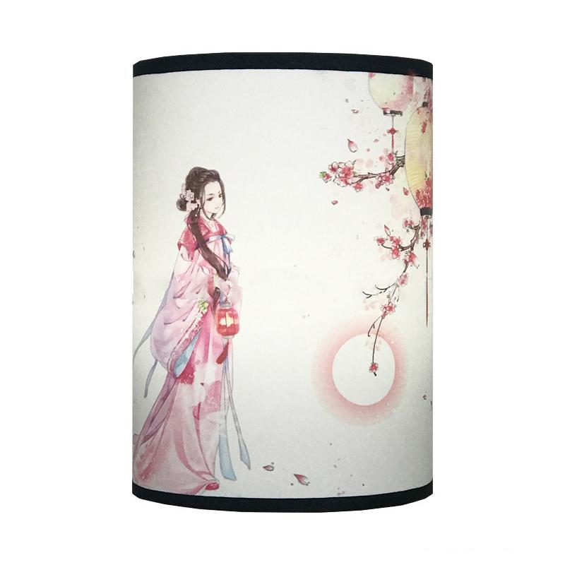 Китайский старинный стиль абажур для настольной лампы ретро абажур с изображением цветочных птиц потолочный светильник люстра для столовой абажур для домашнего отеля