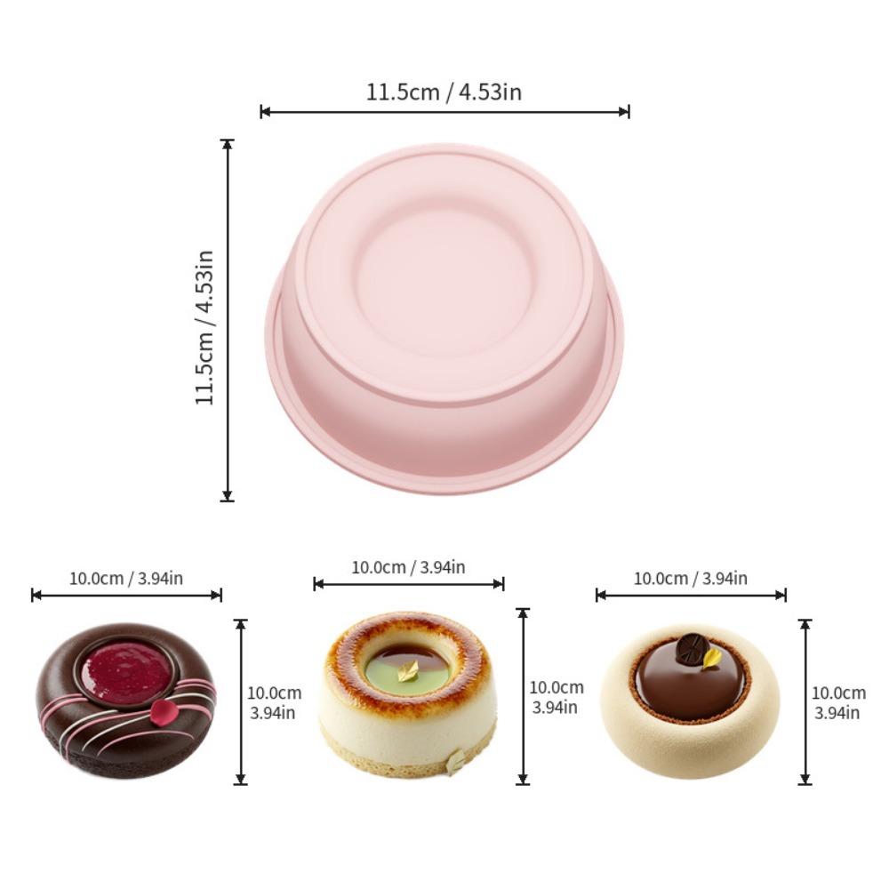 4 inch Chocolate Dessert Mold Food-Grade Silicone French Pastry Baking Mold Pastry Making