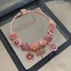 Romantic Panjia Daisy & Dragonfly Bracelet - DIY Beaded Rose Design, Perfect Gift for Girlfriend