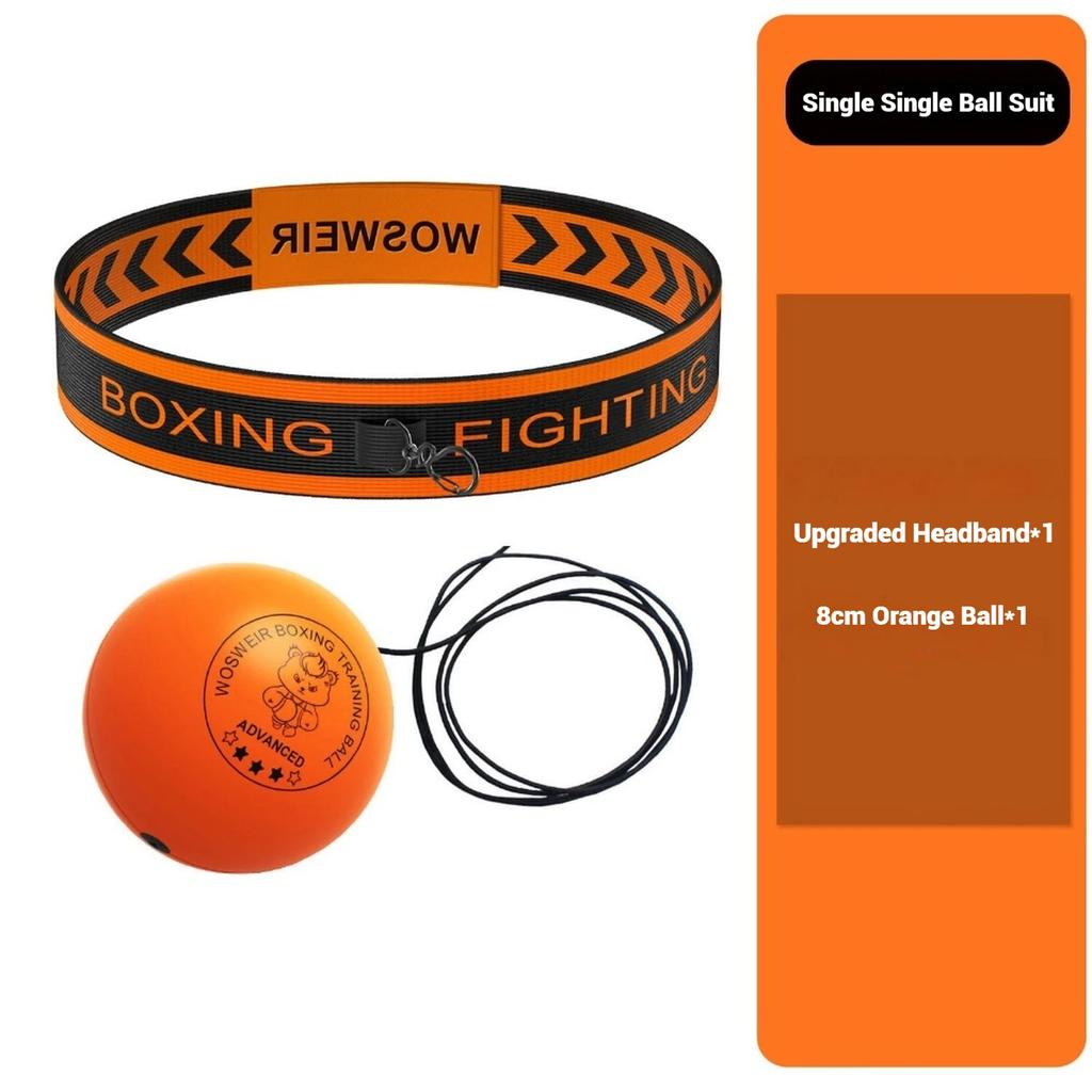 Наголовной детский боевой декомпрессионный тренировочный скоростной мяч из гладкого полиуретана, реакционный волшебный мяч для детей