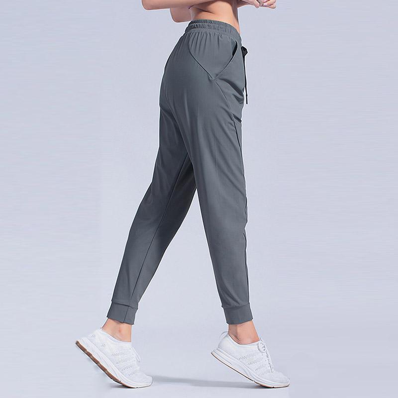Спортивные беговые брюки для бега, женские быстросохнущие спортивные штаны для фитнеса и фитнеса, спортивные штаны с карманами, брюки для тренировок