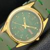 AUTOMATIC VINTAGE REFURBISHED CITIZEN 8200 JAPAN MENS GREEN DIAL WATCH A436281-2 R128-a436281