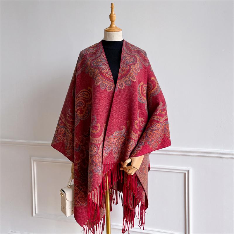 Luxury Brand Autumn Cashmere Pashmina Shawl Scarf for Women Wrap Warm Winter Scarves Blanket Print Female Foulard Poncho Stole