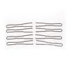 20Pcs Hot Alloy Headwear Waved Hair Pins Hairclips Barrette U-shaped