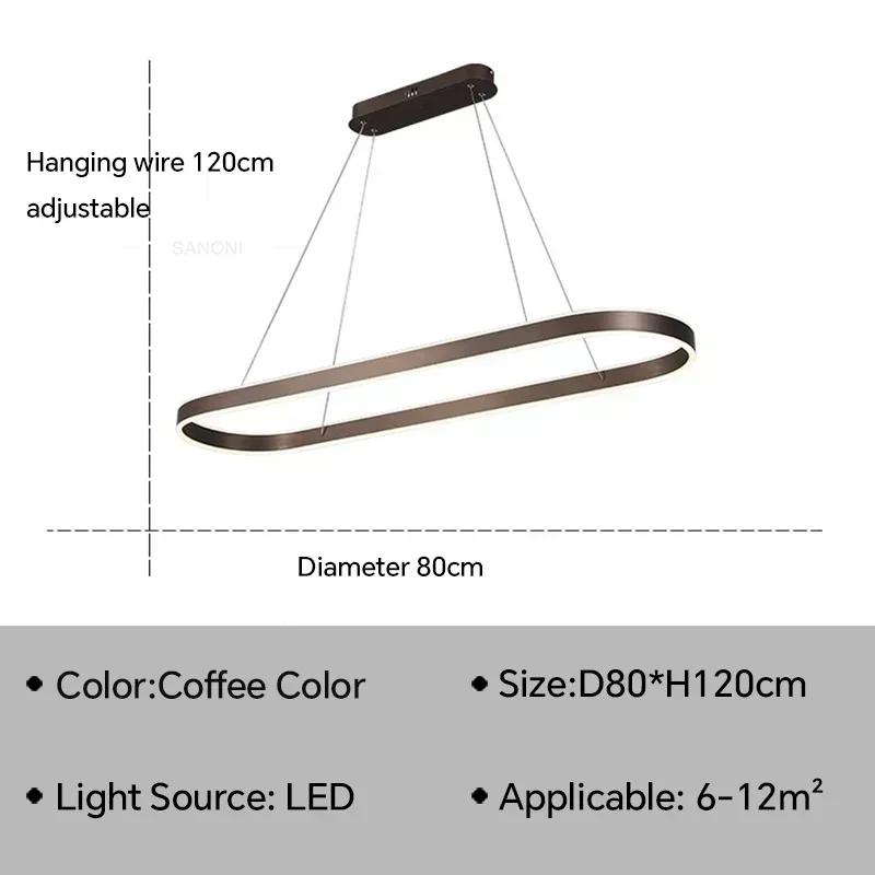 Modern LED Pendant Light For Living Dining Room Kitchen Hotel Bedroom Ceiling Chandelier Indoor Home Decoration Lighting Fixture