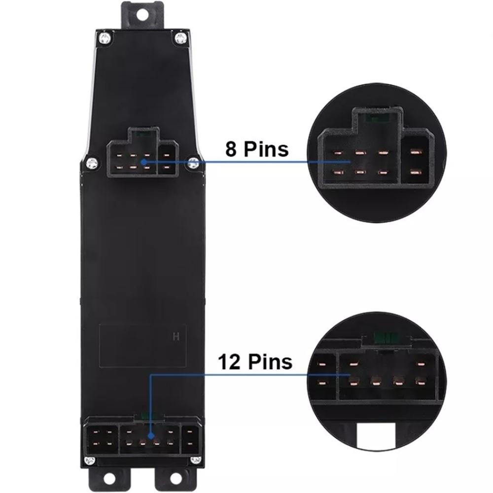 Master Power Window Control Switch w/ Bezel For Dodge Ram 1500 2500 3500 2002-10