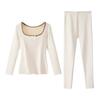 Fall and Winter Women's German Wool Thermal Underwear Set Women's Underpants Fall Clothing Fall Pants Pajamas Family Clothing