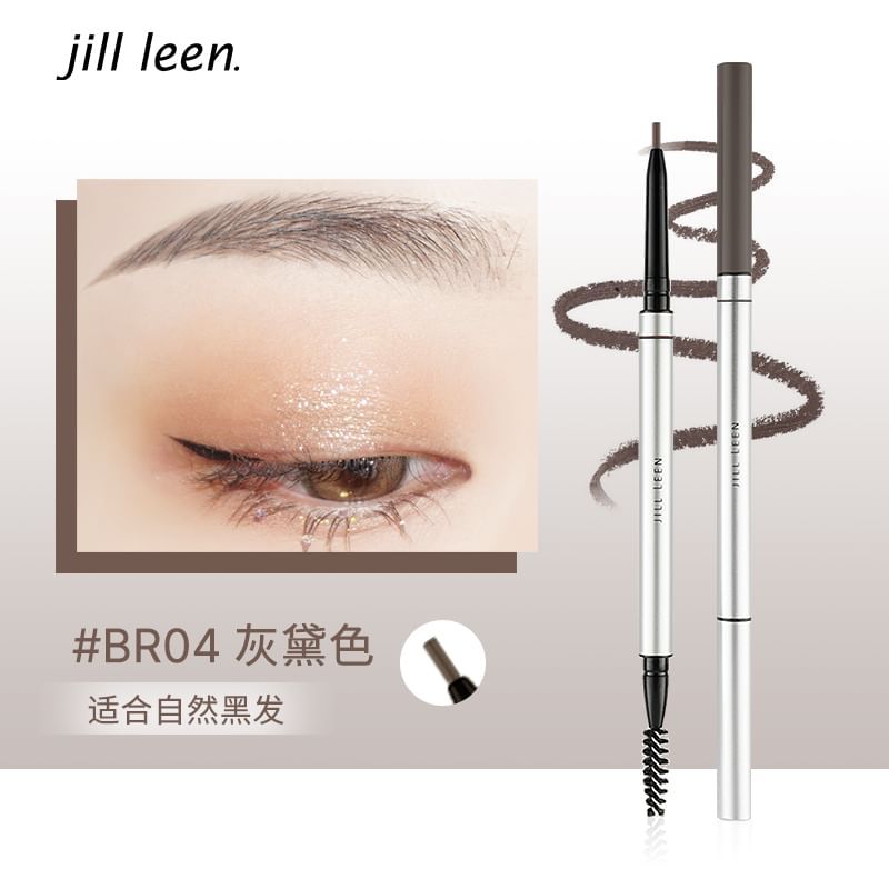 JILL LEEN - Карандаш для бровей 2 в 1 - 4 цвета
