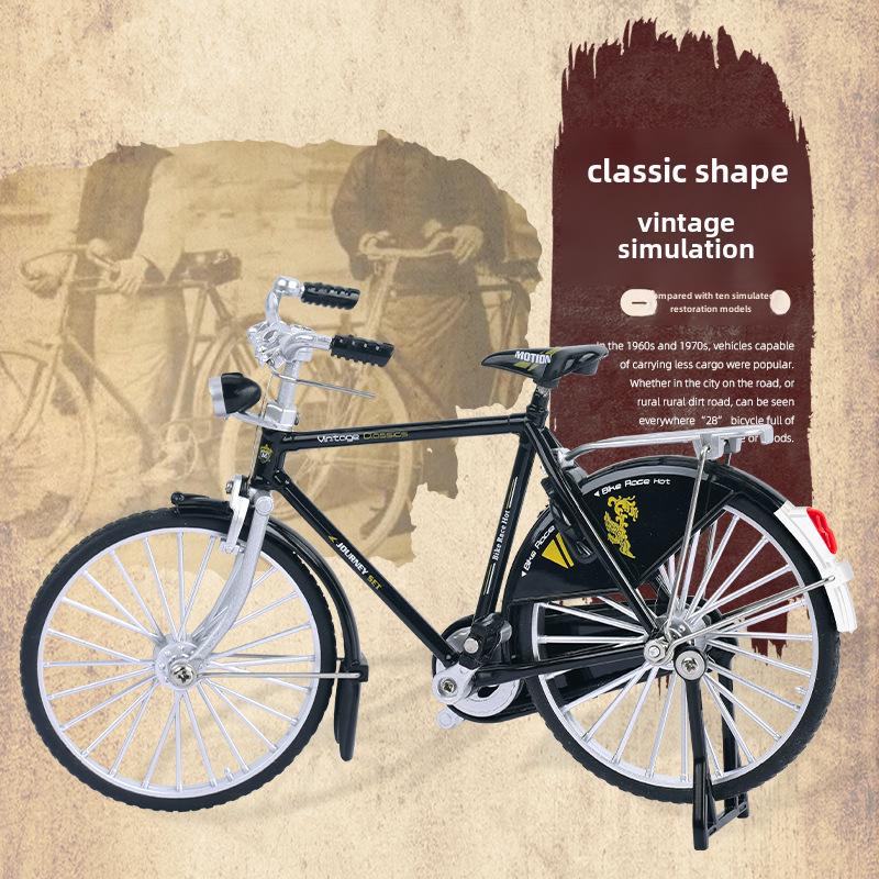 28" Классический Легкосплавный Велосипед Модель Ретро 1:10-масштабный декоративный орнамент