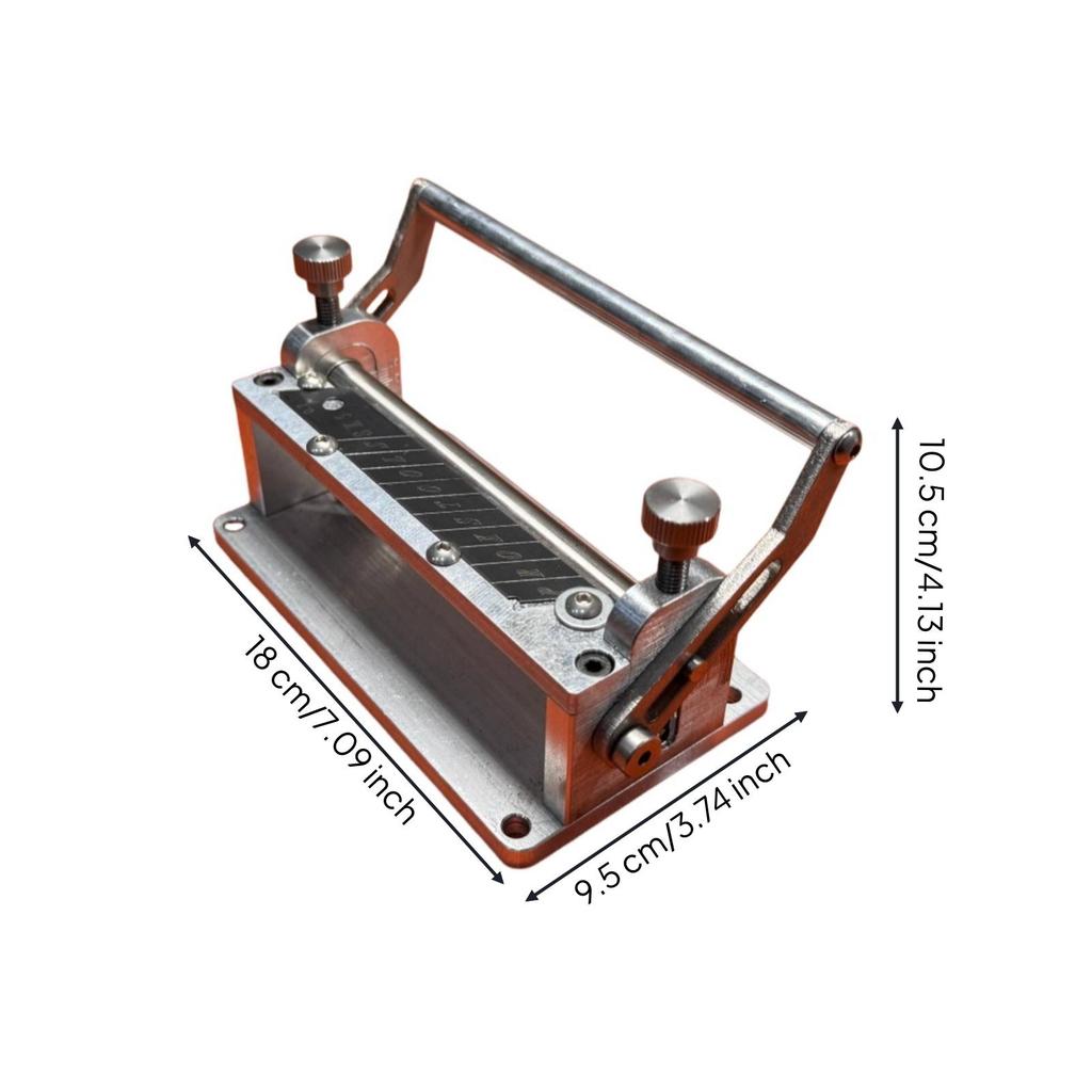Manual Leather Skiver Hand Crank Strap Skiving Tool Metal Frame for Workshop
