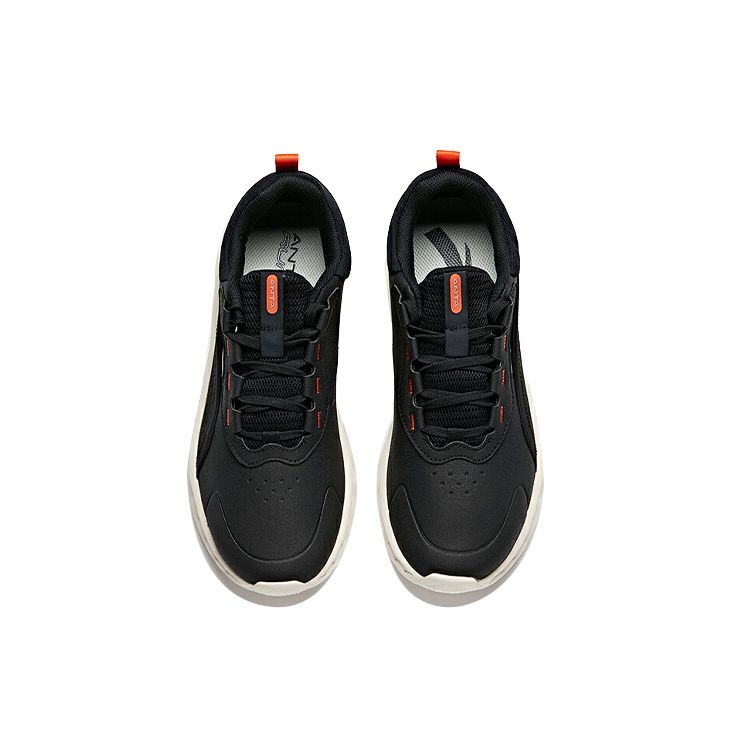 Anta Running Series Low Top Running Shoes Men Sneakers Black White 112045571-5