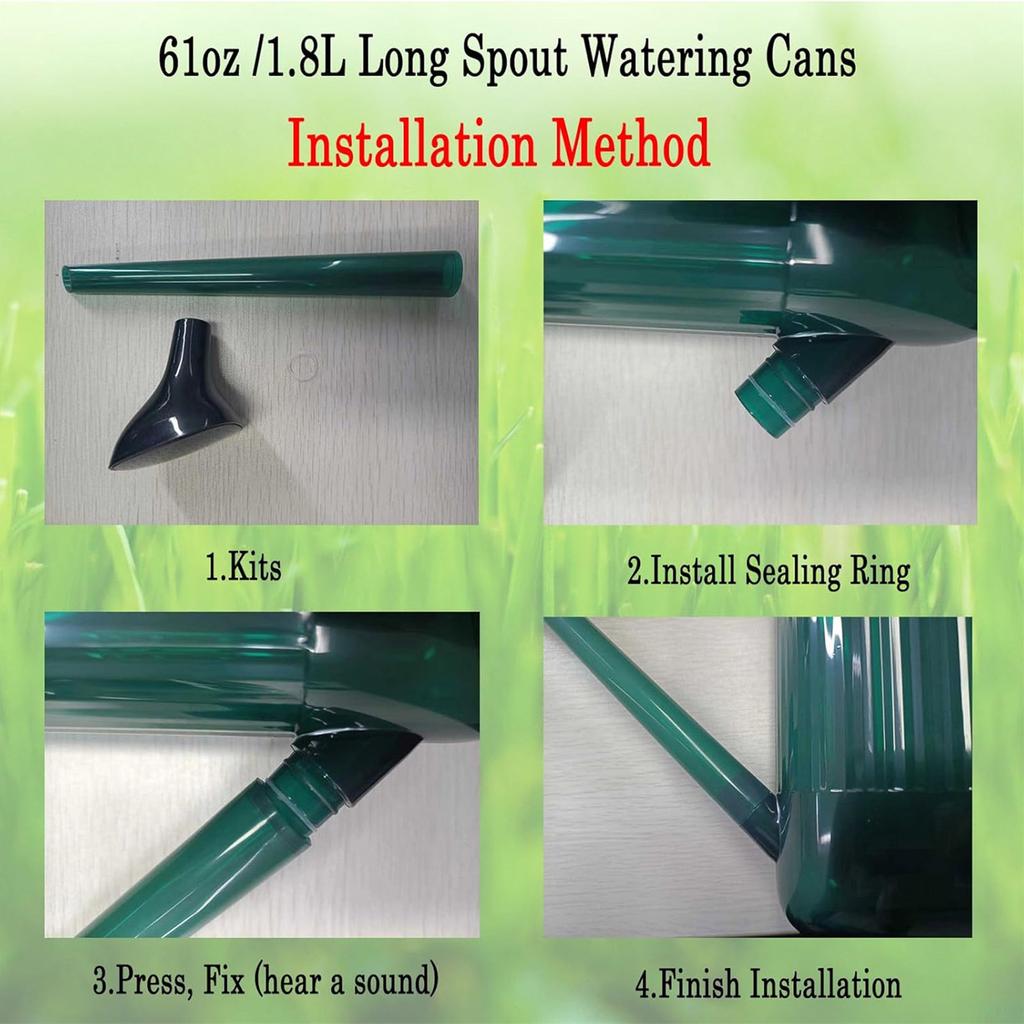 Лейка объемом 1,8 л для полива растений Лейка для садоводства в помещении и на открытом воздухе Лейка с эргономичной ручкой