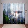 Future Cyberpunk City Sky On Sale Blackout Window Curtain for Bedroom Living Room Bathroom Kicthen Door High Shading New Pattern