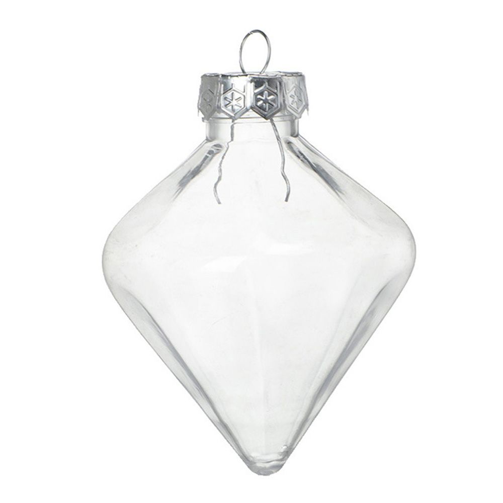 DIY Gifts Xmas Plastic Hanging Christmas Tree Decoration Transparent Balls Fillable Candy Box