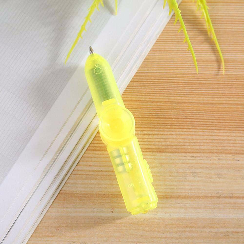 Pen Magic Игрушки для снятия стресса Невидимая ручка с светящимися чернилами Шариковая ручка Поворотная ручка Наконечник пальца Верхний гироскоп