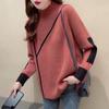 Half High Collar Sweater Autumn Winter Thickened Women's Knitwear Winter Versatile Loose Sweater