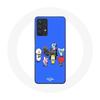 Case for Samsung Galaxy A32 5G - BTS BT21 - Soft - Chimmy Cooky Pattern - Blue Background - Unisex
