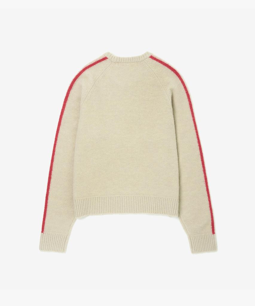 PLAC WOMEN Wool Blend Color Line Knit Ivory