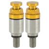 2pcs M5x0.8 Aluminium Alloy Fork Air Bleeder Pressure Relief Valve Replacement for CRF150R CR125R