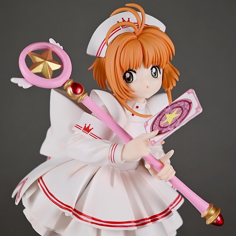 Anime Nurse Uniform Desktop Case Statue - First Generation Magic Girl GK Figure Bishoujo Model