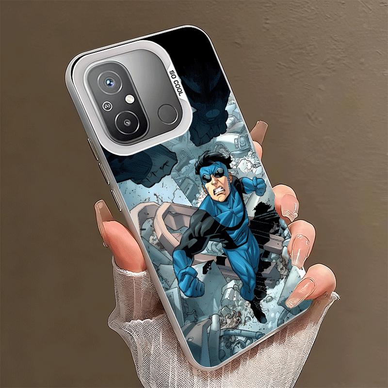 I-Invincible Аниме Ударопрочный Чехол для Телефона для Xiaomi Poco X7 X6 X5 X3 Pro F7 Ultra M8 Redmi 15C 15 14C 13C 12C 10C 13 12 10