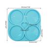 Placemat Tray Molds DIY Coaster Molds Silicone Tray Molds Epoxy Resin Casting Molds for DIY Casting Home Decoration