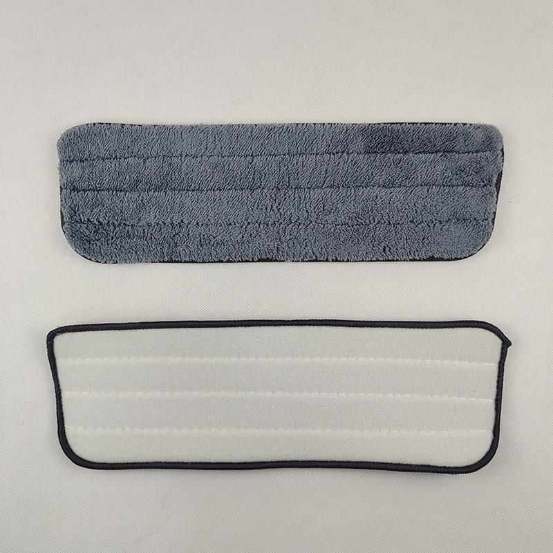 1/4 шт. сменная ткань для швабры с распылителем, самоклеящаяся ткань для швабры, трапециевидная коралловая бархатная ткань для швабры с распылителем