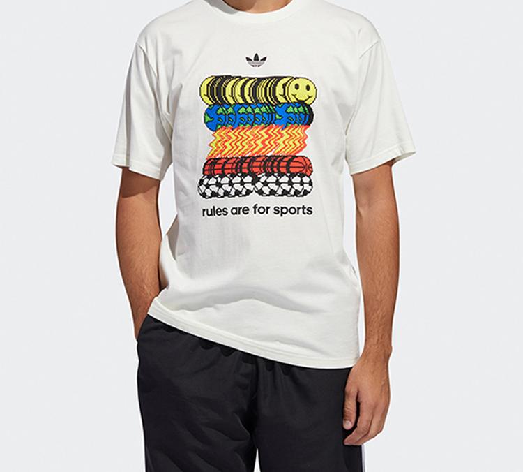 Мужская футболка Adidas Originals Футболка Мужская Белая