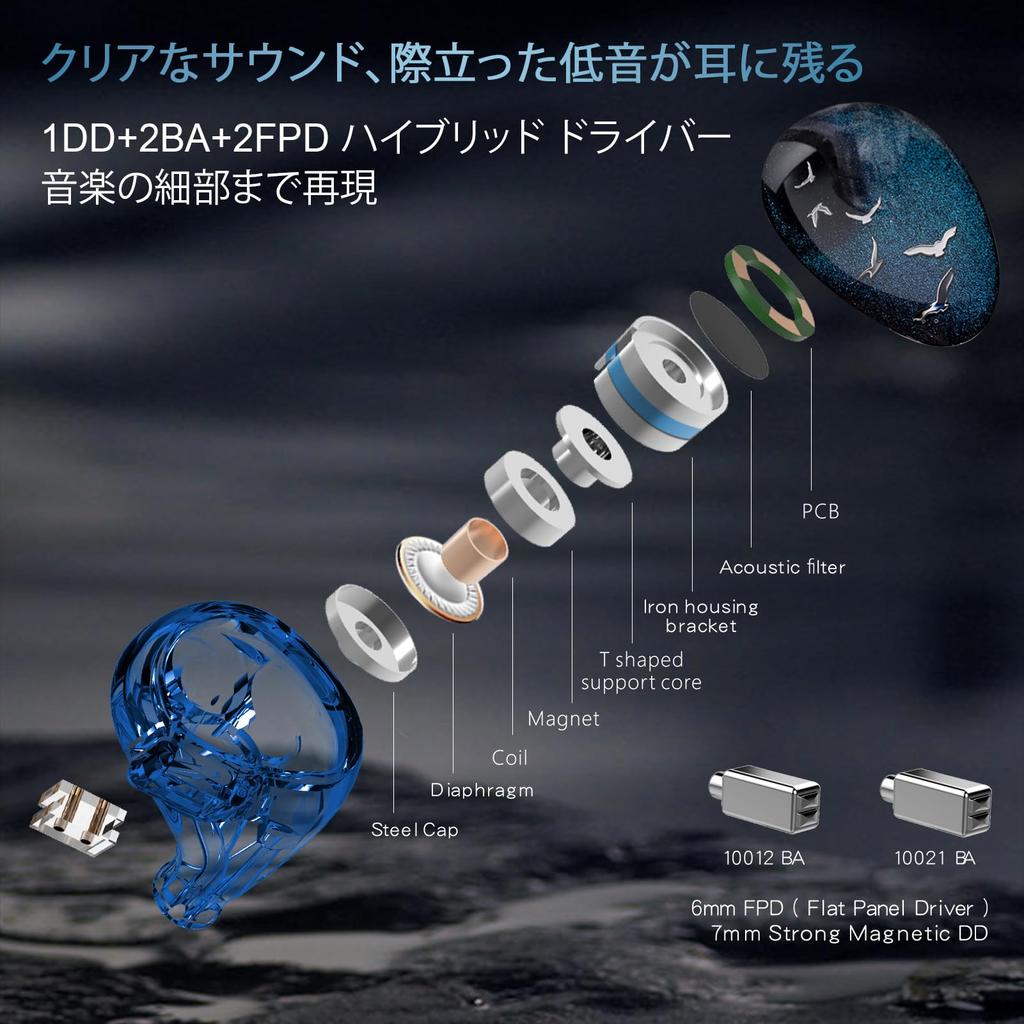 Kinera Celest PhoenixCall Monitor HiFi проводной профессиональный звукоизоляционный IEM 5N медный посеребренный кабель для студийных наушников-вкладышей 1DD+2BA+2FPD,