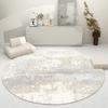 Легкая Роскошь Украшение Гостиной Круглый Ковер Ковры во Французском Стиле для Спальни Толстый Плюшевый Коврик для Пола в Холле Дома Пушистый Мягкий Ковер