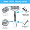 Premium Stainless Steel Facial Massage Roller Set - Deep Tissue Massage Tool for Face, Body, and SPA Care - Acupressure Massager