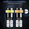 2x W5W T10 21SMD светодиодные лампы Canbus Лампочки для салона автомобиля Лампы парковочного положения Лампы для чтения Map Dome