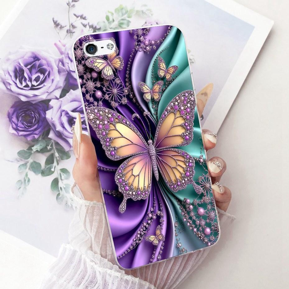 Cute Printing Phone Case For iPhone 5 5s SE (2016) 4 4s Soft Silicone TPU Cases For iPhone4 4s iPhone5 5s Covers Bumpers