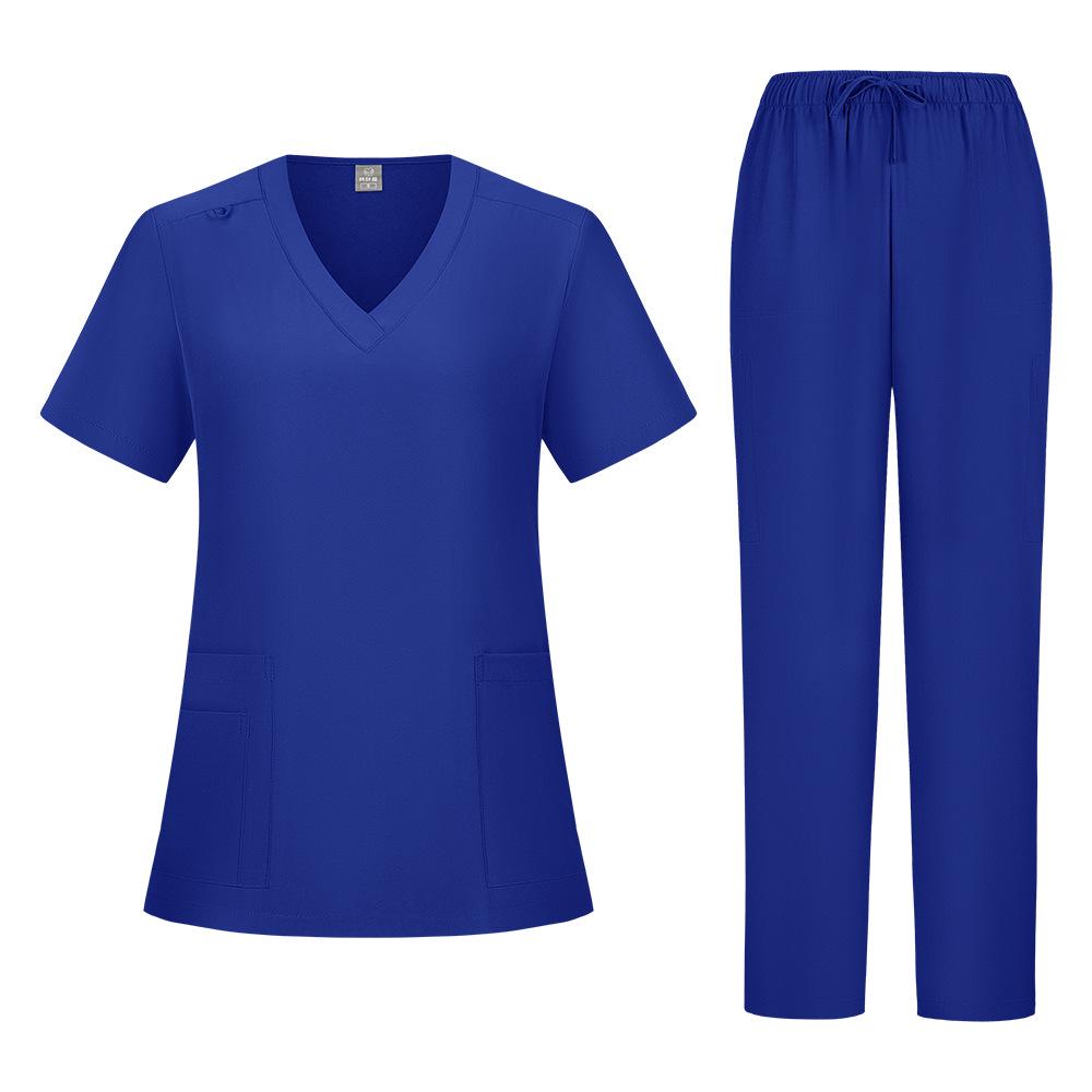 Autumn Unisex Spa & Salon Scrub Suit - Sweat-Absorbing, Heat-Dissipating Clinic Uniform