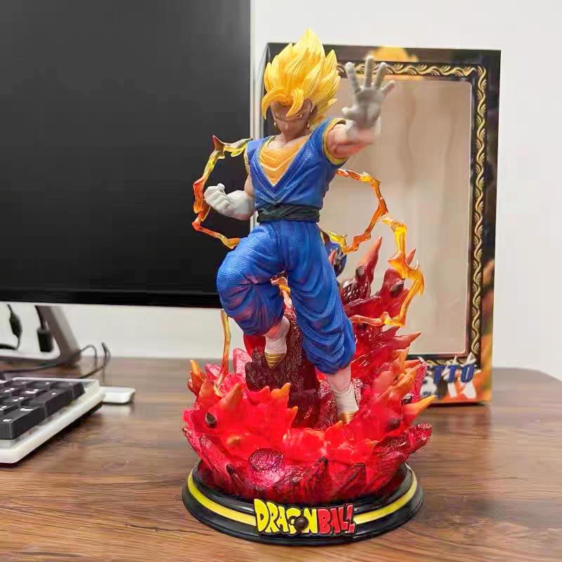 25cm Anime Figures Vegetto Gk Action Figures With Light Tenth Bullet Pvc Collection Model Dolls Toys Ornamen Gifts