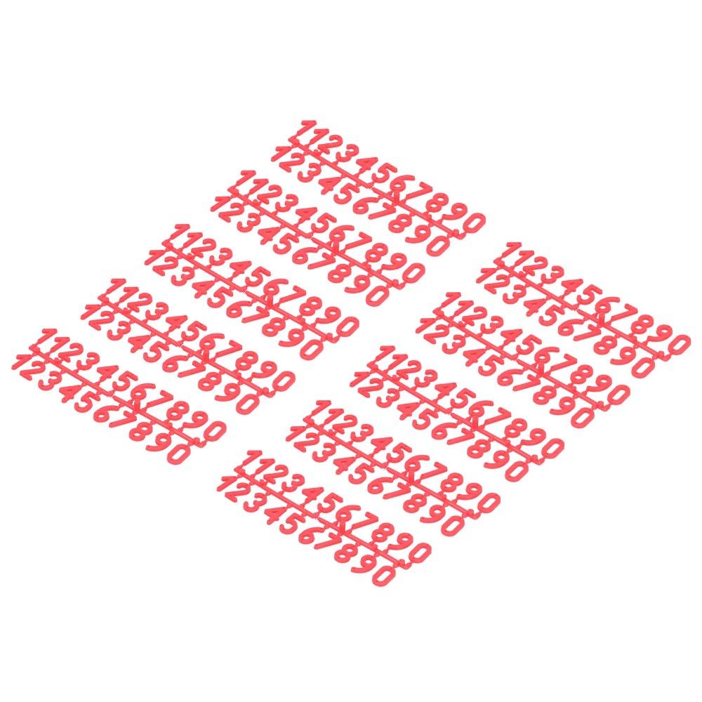 10Sets Disassemble Number Sign Set Clear Numbering Number Marking Board Beekeeping