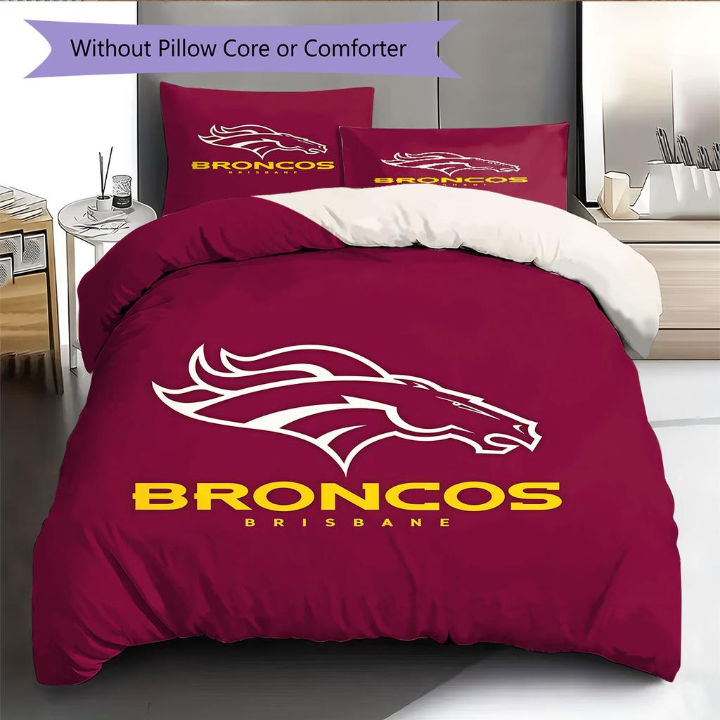 Brisbane Champions Bedding Quilt Set Quilt Cover Pillowcase Home Decoration Birthday Gift (1 * duvet cover + 2 * pillowcase, without core)