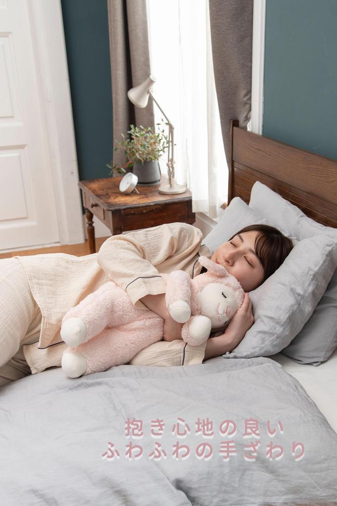 Livheart Подушка для тела Овечка Клен Сакура Размер M Длина Пушистая и Мягкая (Всего прибл.. 50см) 48123-23