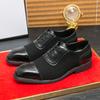 Fashion Luxury Brand Men's Suede Leather Shoes Massage Soles Banquet Dress Shoes Office Work Men's Business Casual Shoes High-end New