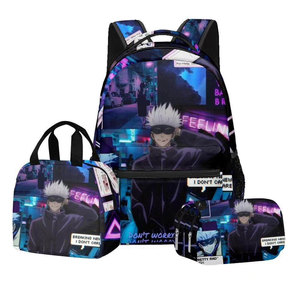 Jujutsu Kaisen Three piece student backpack set