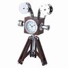 Intage Clock Retro Projector On Wood Tripod Stand Studio Projector Home & Office Decor