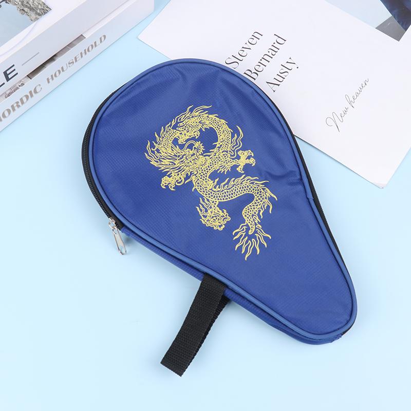 Table Tennis Racket Bag Wear-Resistant Gourd Shape Racquet Ping Pong Paddles Bag Table Tennis Racket Case Paddle Pouch