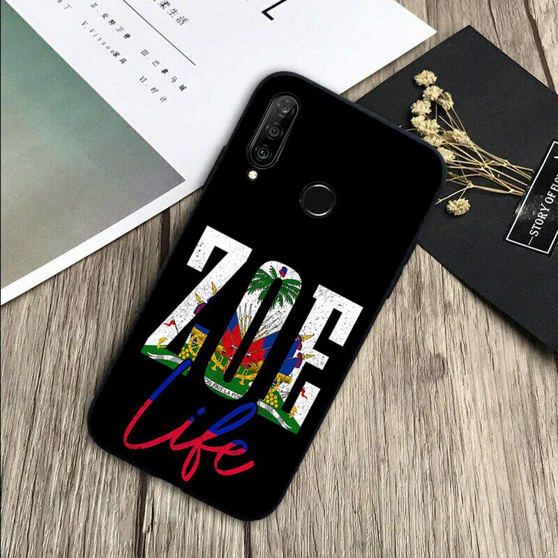 Vintage Haiti Haitian Flag For Huawei Nova 12s 12i 11i 7i 8i Y73 Y70 Y90 Y60 Y72 Y61 Y91 9 10 SE P30 Pro P40 Lite Case