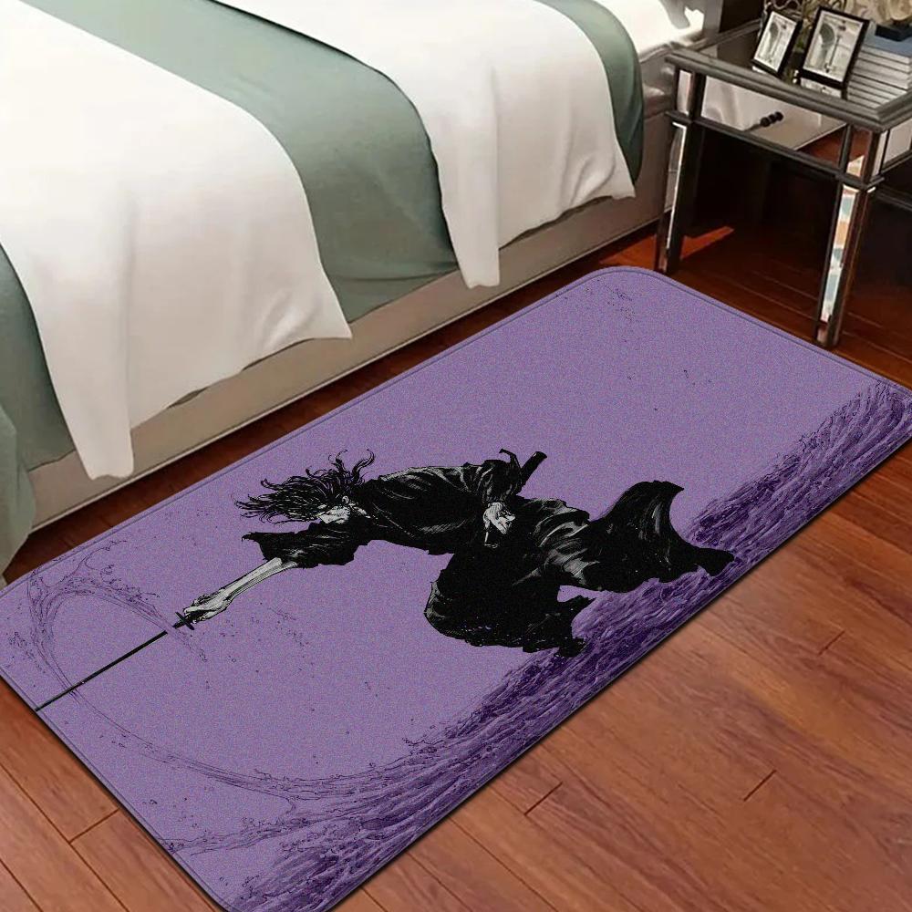 Classical Anime Vagabond Entrance Door Mat Nordic Style Bedroom Living Room Doormat Home Balcony Anti-Slip Modern Home Decor