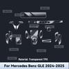 Transparent TPU For Mercedes Benz GLE 2024 Car Center Console Media Dashboard Navigation Anti-scratch Protector Interior Film