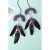 Dream Catcher Tree of Life Hanging Decoration Amethyst Healing Crystals Purple Dreamcatcher