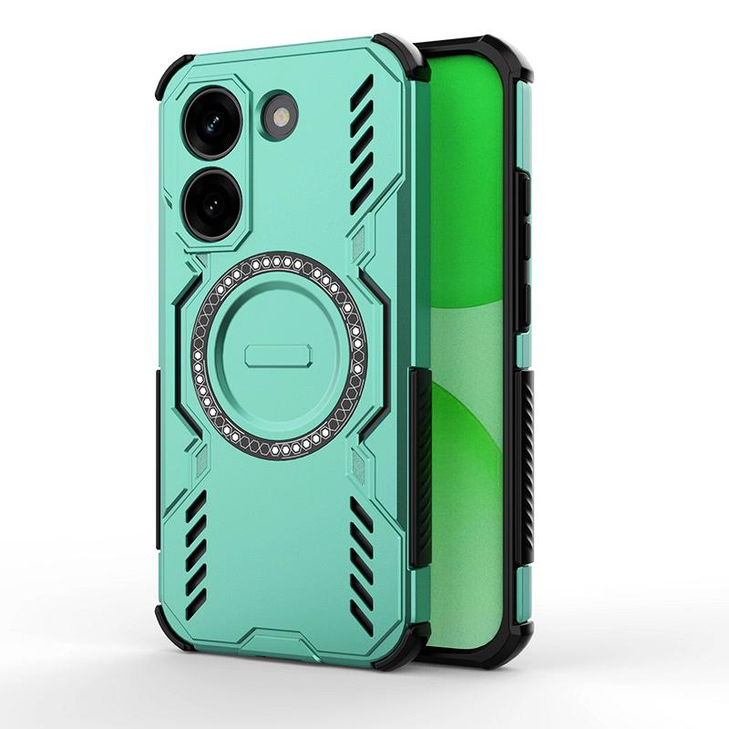 KEYSION Полый корпус с рассеиванием тепла для Xiaomi POCO X8 Pro Max TPU+PC Магнитное охлаждение Ударопрочный чехол для телефона для POCO X8 Pro