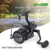 12+1 BB Spinning Reel with Front and Rear Double Drag Carp Fishing Reel Left Right Interchangeable
